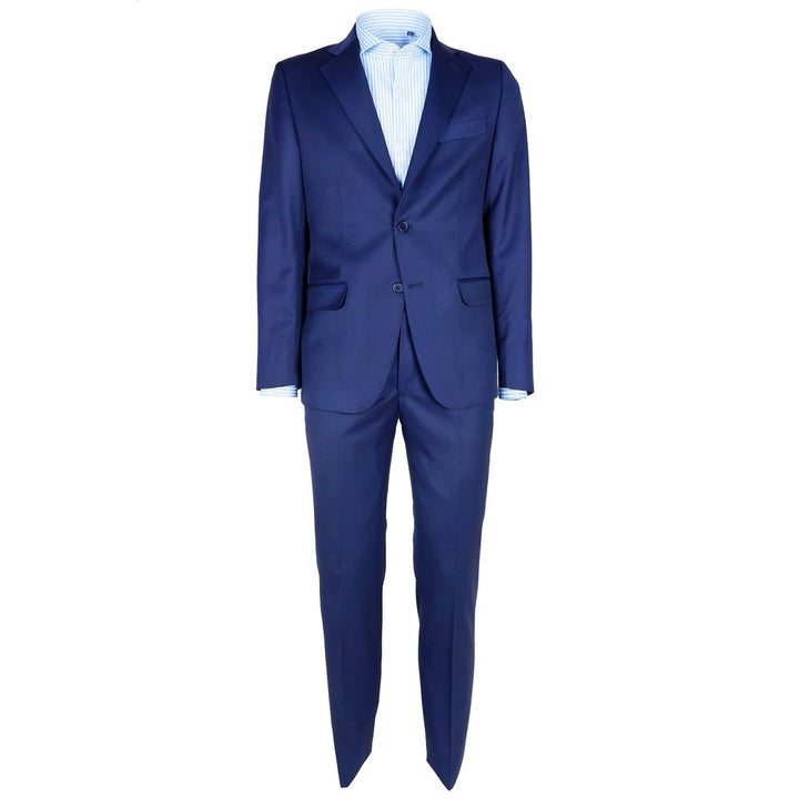 Made in Italy Elegant Woolen Men's Suit in Dapper Blue