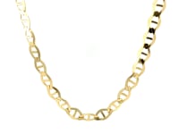 5.5mm 14k Yellow Gold Mariner Link Chain