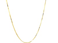 14k Yellow Gold Classic Box Chain 0.7mm