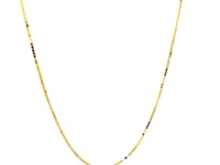 14k Yellow Gold Classic Box Chain 0.8mm