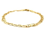 5.5mm 10k Yellow Gold Mariner Link Bracelet