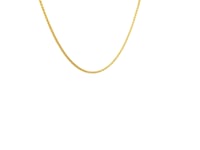 14k Yellow Gold Round Wheat Chain 1.0mm