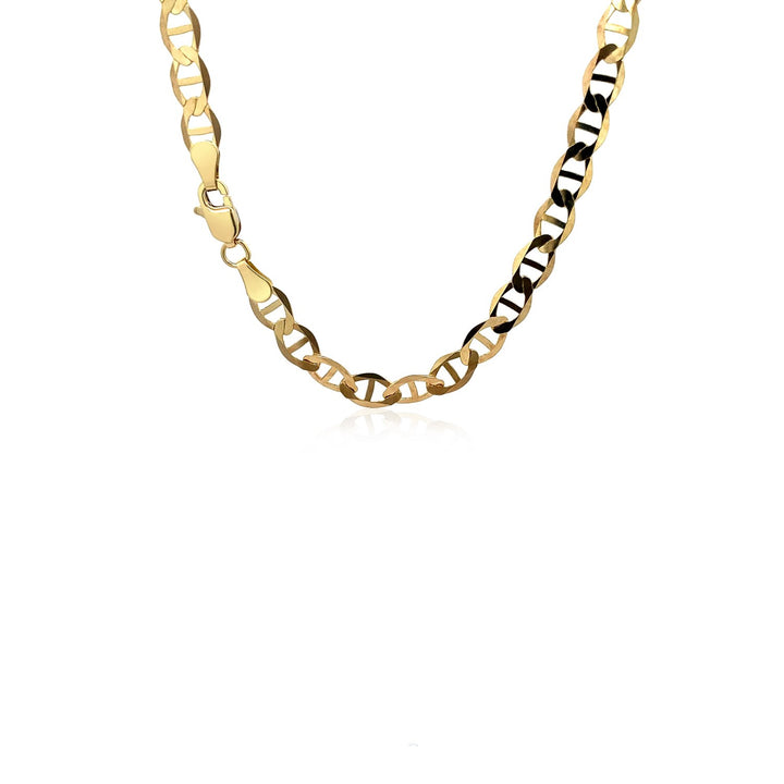 5.5mm 14k Yellow Gold Mariner Link Chain