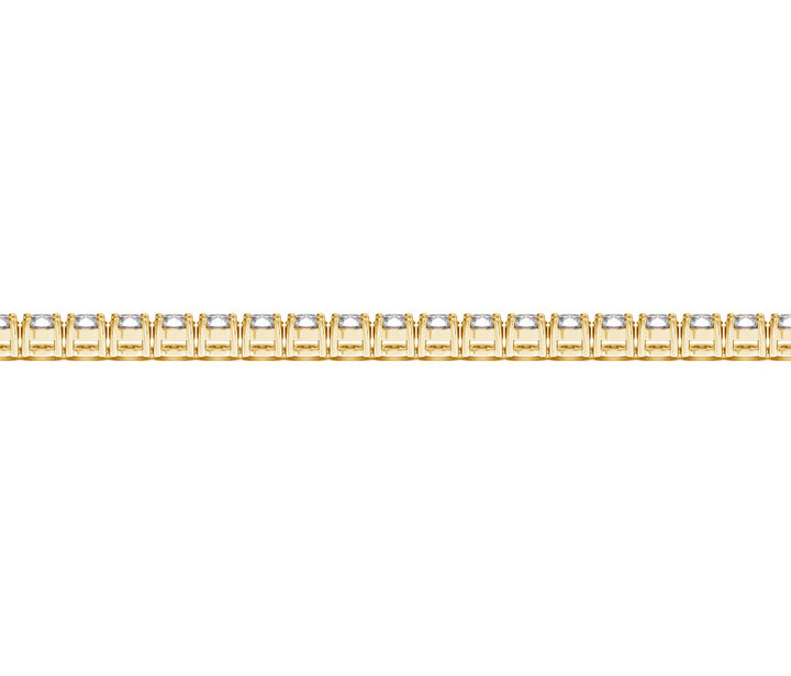 Lab Grown Round Diamond Tennis Bracelet in 14k Yellow Gold (5 cctw  F/G  VS2/SI1)