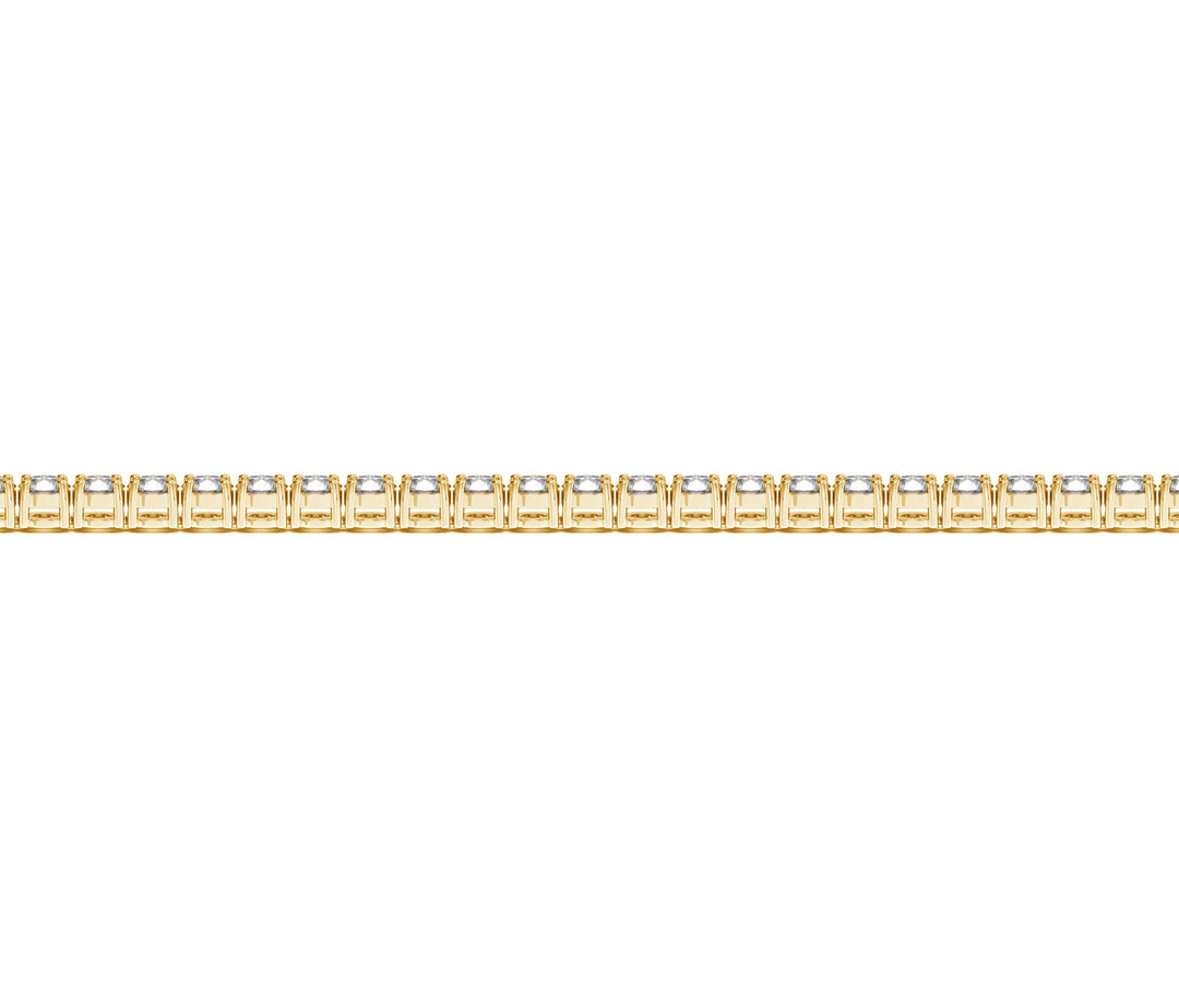 Lab Grown Round Diamond Tennis Bracelet in 14k Yellow Gold (3 cctw F/G  VS2/SI1)