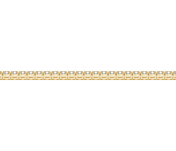 Lab Grown Round Diamond Tennis Bracelet in 14k Yellow Gold (3 cctw F/G  VS2/SI1)