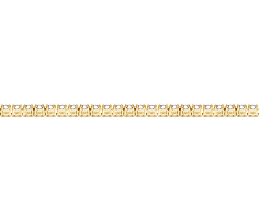 Lab Grown Round Diamond Tennis Bracelet in 14k Yellow Gold (2 cctw F/G  VS2/SI1)